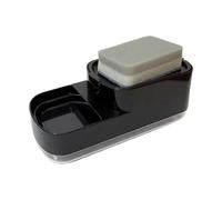 Dispensador de jabón para platos - Soporte de esponja 2 en 1 a prueba fugas, bomba prensa manual, almacenamiento jabón encimera gran capacidad con base antideslizante, herramienta operación con una so