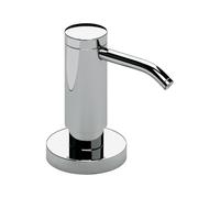 Dispensador de jabón Plan KEUCO para montaje empotrado de jabón líquido, 500 ml, 14949070200, Color: Acabado en acero inoxidable