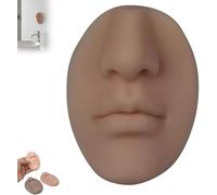 Dispensador de jabón realista en forma de nariz montado en la pared, divertido dispensador de jabón de nariz de silicona para baño, dispensador de líquido recargable, broma divertida para árboles de