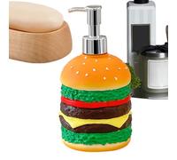 Dispensador de jabón | Recipiente para lavavajillas de Hamburgo, dispensador de jabón líquido rellenable para champú, recipiente líquido para jabón de manos