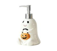 Dispensador de jabón rellenable de cerámica para champú con diseño | Dispensador de jabón de mano para baño, encimera, pared, lavadero, hogar, oficina, fregadero, 280 ml
