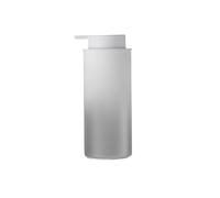 Dispensador de jabón Vidrio, loción Recargable Degradado Mate, Manos y dispensador for Platos, for Fregadero Cocina, baño Ducha Dispensador Manos(Blanco,Grande)