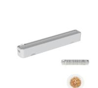 Dispensador de láminas con función de corte | Soporte magnético reutilizable rellenable, dispensador de láminas de cocina rellenable montado en la pared | para almacenamiento de cajones de frigorífico