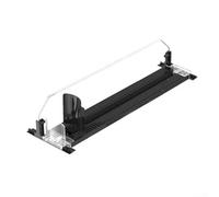 Dispensador de latas de bebidas para refrigerador | Estante de cerveza autodeslizante con mecanismo de resorte | Organizador automático de bebidas para el supermercado de fiestas en casa | Negro (380