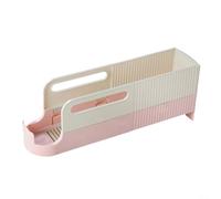 Dispensador de latas de bebidas por gravedad para 5 latas, cuerpo transparente que permite una rápida evaluación del inventario en el hogar o entornos comerciales (rosa)