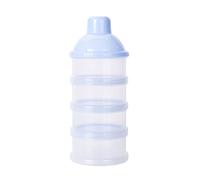 Dispensador de Leche en Polvo, 4 Capas, dosificador de Leche en Polvo para niños, alimentador portátil para niños, Caja para Alimentos para niños y para Viajes al Aire Libre o por la Noche