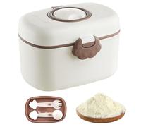 Dispensador de Leche en Polvo para Viajes, Recipiente Para Leche En Polvo, Portátil Para Alimentos Guardería Cocina Hogar Viaje Uso Diario Dulces Frutas