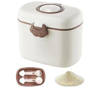 Dispensador De Leche En Polvo | Portaleches y Almacenamiento de Snacks | Contenedor Hermético Portátil para Alimentos Guardería Cocina Viajes Actividades al Aire Libre