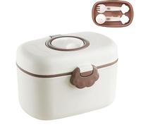 Dispensador De Leche En Polvo, Portaleches y Almacenamiento de Snacks, Taper Hermético Para Guardería Hogar Uso Diario Actividades Exteriores Frutas Golosinas