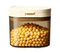 Dispensador de leche modificada de viaje, a prueba de polvo y fugas, contenedor de almacenamiento de leche modificada para viajes - bocadillo de frutas de arroz cereales compras camping caminar