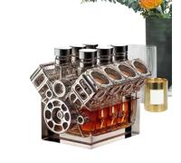 Dispensador de licor, decantador de alcohol V8 con forma de motor, dispensador de vino, accesorios para el hogar, bar, para tequila, bourbon, brandy