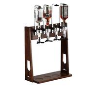 Dispensador de licor, dispensador de bebidas de tiro medido para bar en casa, soporte para botellas boca abajo independiente