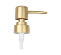 Dispensador de loción ABS de cabeza redonda 28/400 con tubo de 15 cm | Proporciona una dispensación de líquidos suave y sin esfuerzo para botellas de champú y loción estándar 28/400.