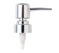 Dispensador de loción ABS de cabeza redonda 28/400 con tubo de 15 cm | Proporciona una dispensación de líquidos suave y sin esfuerzo para botellas de champú y loción estándar 28/400.