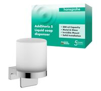 Dispensador de loción AddStoris S de hansgrohe, 41765000, Color: cromado