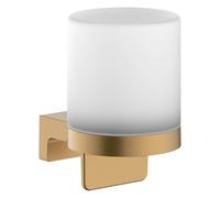 hansgrohe AddStoris S - dispensador jabon baño, dispensador de loción para Montaje en Pared, dosificador de jabón líquido, fijación Oculta, Accesorios de baño, Bronze Cepillado, 41765140