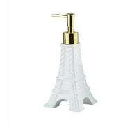 Dispensador de loción moderno de la Torre Eiffel, dispensador de jabón de manos, botella de jabón de baño de cerámica, capacidad de 200 ml, accesorio de cocina y baño, botella de jabón para platos
