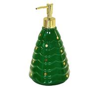 Dispensador de loción recargable de cerámica para árbol de Navidad, esencial y decoración navideña, accesorio de baño