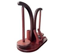 Dispensador de magnético - Soporte de ganchillo de madera, soporte de giratorio, bandeja para teléfono para manualidades, ganchillo, organizador de hobby, regalo para vacaciones, Navidad