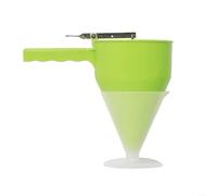 Dispensador de masa ABS, 21 cm, embudo de pistón preciso (D)