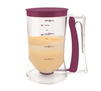 Dispensador de masa - Dispensador de masa para panqueques | Separador de bateadores para hornear | Herramienta de separador de cocina | Herramienta de cocción perfecta con etiqueta de medición |