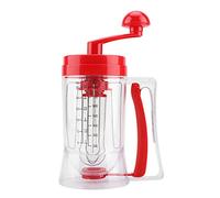 Dispensador de Masa, Manual Pancake Magdalena Batir Mezclador Dispenser Crepe y Embudo para Pasteles con Etiqueta Medición Herramienta De Hornear Cocina Casa Blender Máquina Baking Tool Hand held