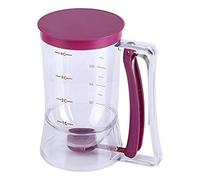 Dispensador de Masa Manual Tortitas Panqueques Waffles Medida Taza Cocina Hornear Herramienta Plástica Resistente Calor 900ml Socialme-eu