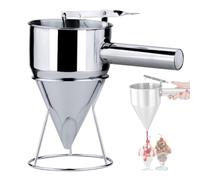 Dispensador de masa para panqueques con control de flujo preciso y mango desmontable para hornear fácilmente la cocina