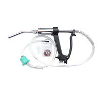 Dispensador de medicamentos veterinarios de 30 ml, jeringa continua ajustable veterinaria, mango antideslizante, cabezal de metal que evita daños por mordeduras, para ganado