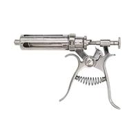 Dispensador De Medicina Veterinaria Inyector De Vacuna Veterinaria Metal Pistola Jeringa Continua Automática Para Ganado Ovejas Y Cerdos 10ml 20 Ml 30ml 50ml 1 Ud(30ml)