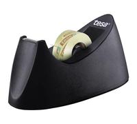 Dispensador de mesa tesa Easy Cut CURVE , antideslizante, manejo sencillo, corte limpio, incl. 1 rollo de tesafilm transparente de 10 m:19 mm u opcionalmente 8 rollos de tesafilm transparente de 33