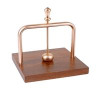 Dispensador de Napkin Weighted - Titular de cóctel de madera, brazo de metal fuerte, base pesada, almacenamiento de papel duradero, aspecto rústico retro, construcción práctica estable | Vintage