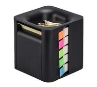 Dispensador de notas adhesivas, soporte para notas con adhesivas de colores, blocs de en blanco, recambios autoadhesivos de 3 x 3, suministros de oficina para el regreso a la escuela, org