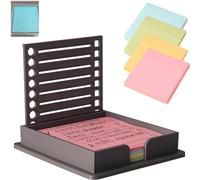 Dispensador de notas Post It, plantilla de notas Post It, soporte de notas adhesivas con plantilla, diseñado e impreso en 3D, estas plantillas de lista de tareas pequeñas y soporte para notas Post It