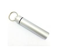 Dispensador de palillos de dientes, caja de aluminio impermeable, caja de medicina, soporte para palillos de dientes, llavero, contenedor de palillos de dientes, caja de almacenamiento de palillos de