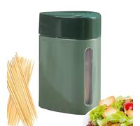 Dispensador de palillos de dientes, organizador portátil, dispensador automático de palillos de dientes, para restaurante, hogar, cocina, , baño, sala de estar, camping, picnic, interior y