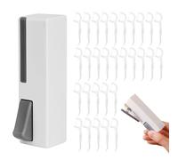 Dispensador de palitos de reutilizable recargable | Estuche portátil para dispensador de hilo dental para viajes, hogar, baño, bolsa al aire libre, avión