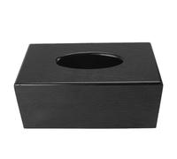 Dispensador de pañuelos de madera, soporte de pañuelos faciales de madera, 23 x 12 x 10,5 cm