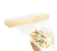 Dispensador de papel de aluminio, organizador de envoltura con cúter, organizador magnético de aluminio, dispensador de papel de aluminio con cúter, para lámina transparente