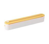 Dispensador De Papel De Cocina - Organizador Magnético De Papel De Aluminio, Estuche De Almacenamiento Recargable Para Cortador De Película Adhesiva, Soporte De Papal Encerado Para Cajón De Cocina, En