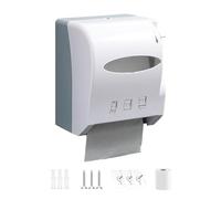 Dispensador de Papel, Dispensador Papel Secamanos Comercial, Dispensador Papel Higienico, Montaje en Pared, con Cerradura