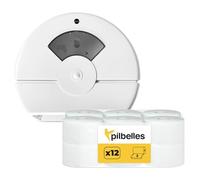 Dispensador de Papel Higiénico Industrial + 12 Rollos de Papel Higiénico Industrial | Compatible con Rollos Jumbo Práctico y Resistente