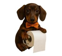 Dispensador de Papel Higiénico para Perros - Soporte con Forma de Perro | Adorable Soporte de Papel Decorativo, Divertido Accesorio de baño, práctica organización de higiene, Divertido