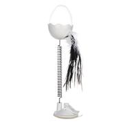 Dispensador De Para Gatos Juguete Interactivo Con Pluma, Luz Y Catnip Para | Bolas Interactivas de Juguete para Gatos Diversión Auto-juego Mininos Ventana Suelo Estrés