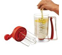 Dispensador de para panqueques y Cupcakes | Dispensador de Mezcla para Tortitas de 900 ml con función de agitación | Botella dispensadora de para panqueques para, Magdalenas, gofres, Mezcla