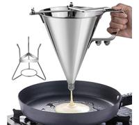 Dispensador de para pasteles en forma de embudo - Dispensador de para panqueques de mas de 1800 ml | Embudo de confitería, embudos dispensadores para magdalenas, Chocolate, pastelería, coci