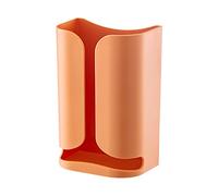 Dispensador de pared 2 en 1 sin taladro para toallas de papel y bolsas de basura, organizador de baño y cocina que ahorra espacio con soporte de fácil extracción de papel