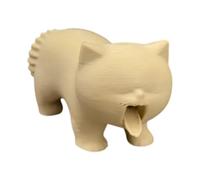 Dispensador de pasta de dientes de dibujos animados, exprimidor con diseño de gato para baño, decoración de tubo creativo con bonito estilo divertido, accesorio novedoso para ducha, dormitorio de