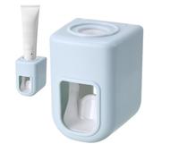 Dispensador de Pasta de Dientes montado en la Pared,Dispensador de Pasta de Dientes de Pared,dispensador automático de Pasta de Dientes | Dispensador de Pasta de Dientes y Soporte para el baño del