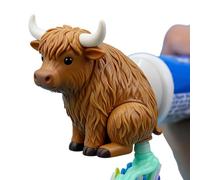 Dispensador de pasta de dientes - Tope de pasta de dientes | Dispensador de pasta de dientes impreso en 3D en forma de animal, divertido exprimidor de pasta de dientes para gatos, perros, vacas, para